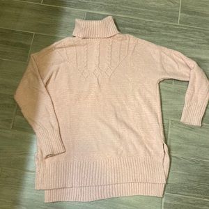 Maurices pink Turtleneck tunic sweater